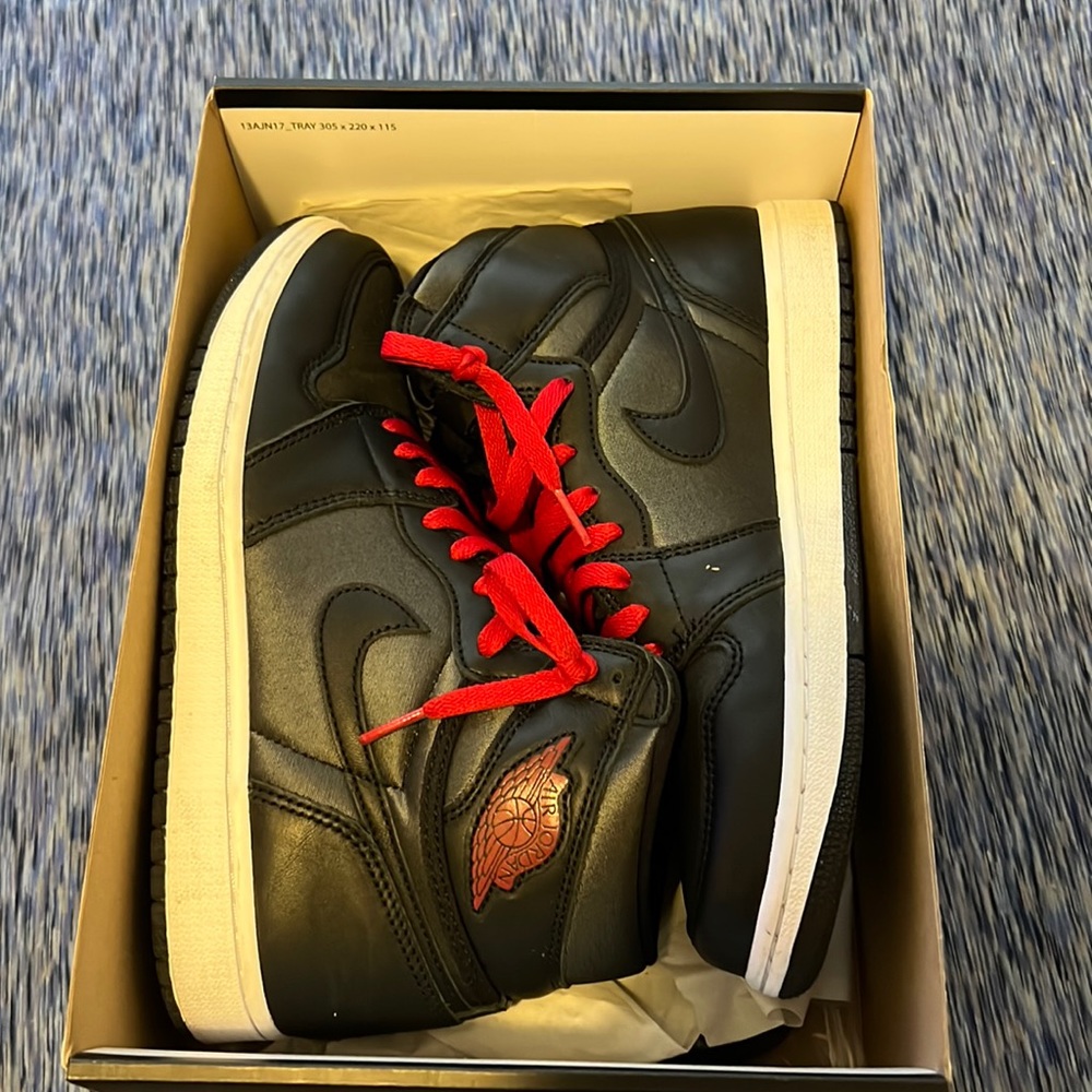Jordan “satin gym red” 1s